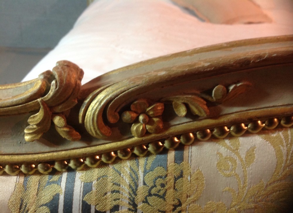 SUPERB FRENCH GILT KINGSIZE BED View XIV