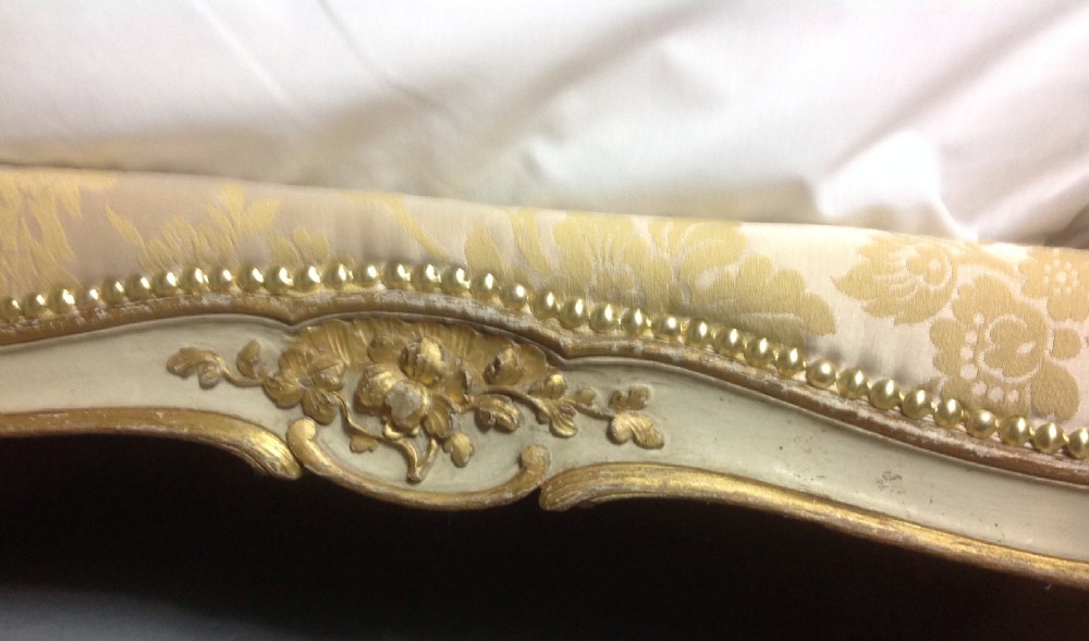 SUPERB FRENCH GILT KINGSIZE BED View XI