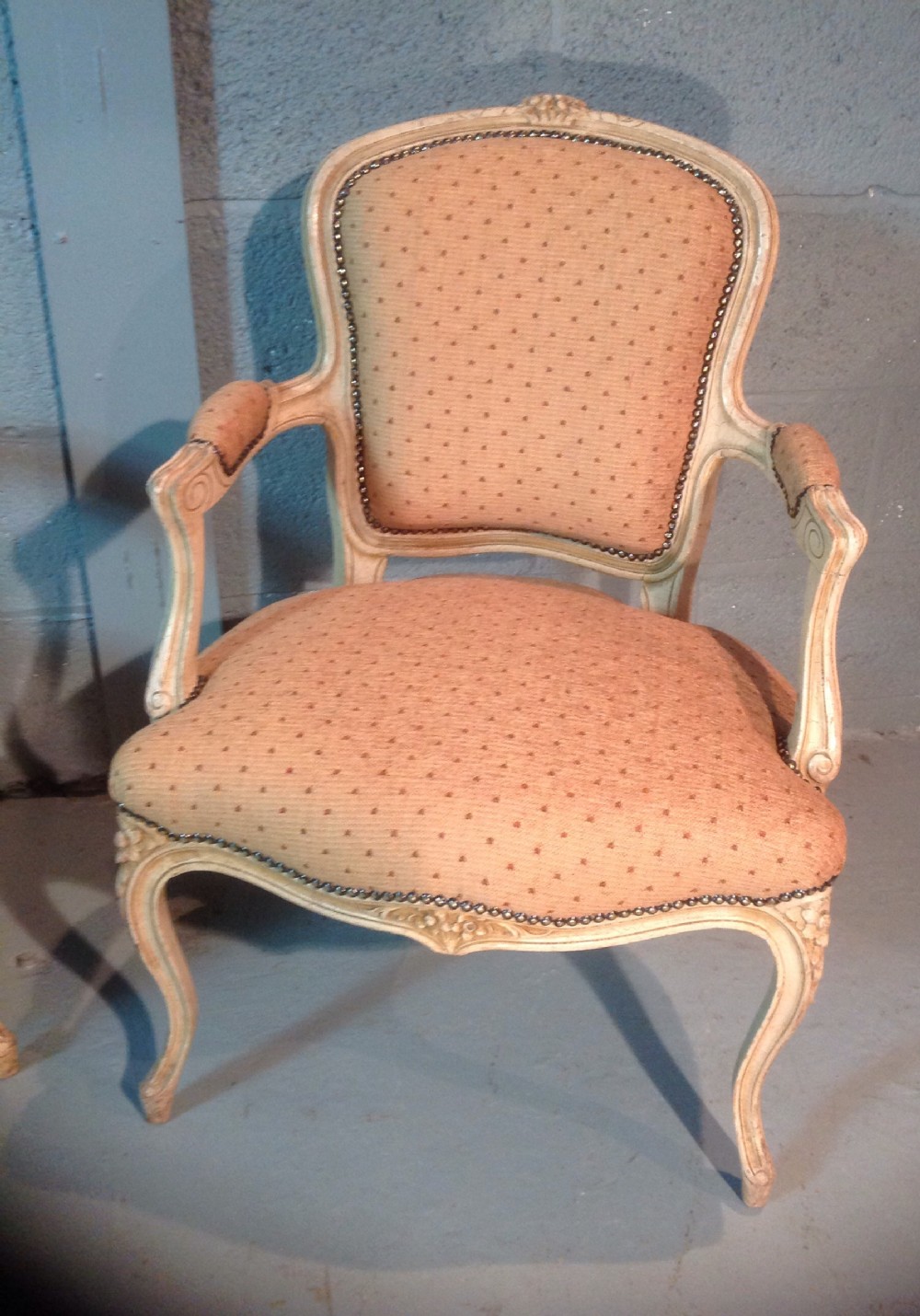 PAIR OF CARVED FRENCH ARMCHAIRS View III