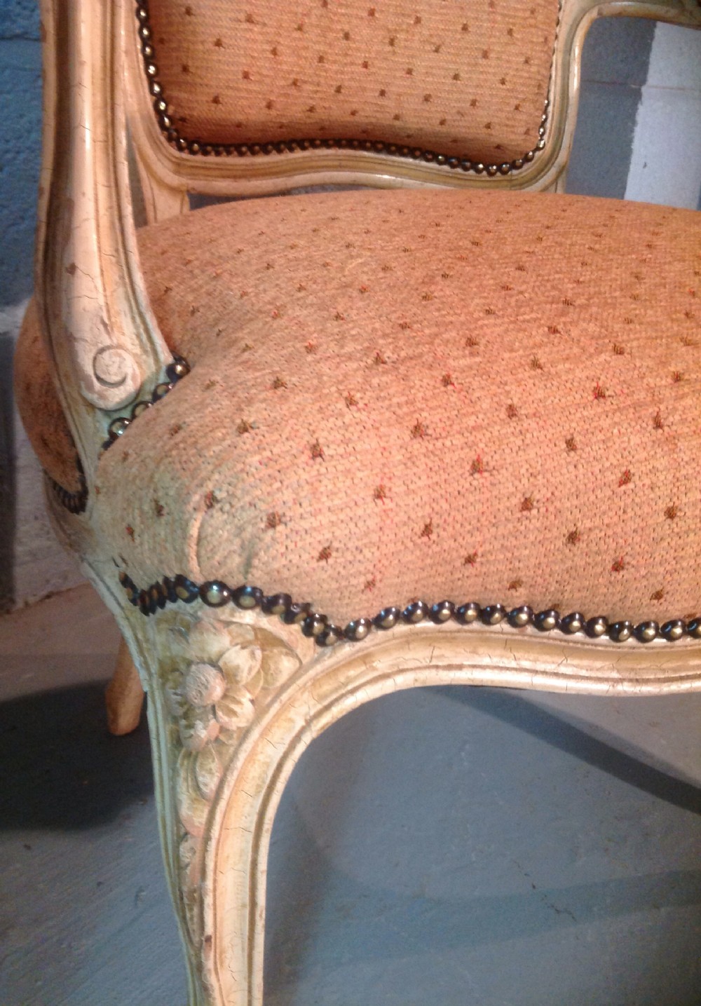 PAIR OF CARVED FRENCH ARMCHAIRS View XII