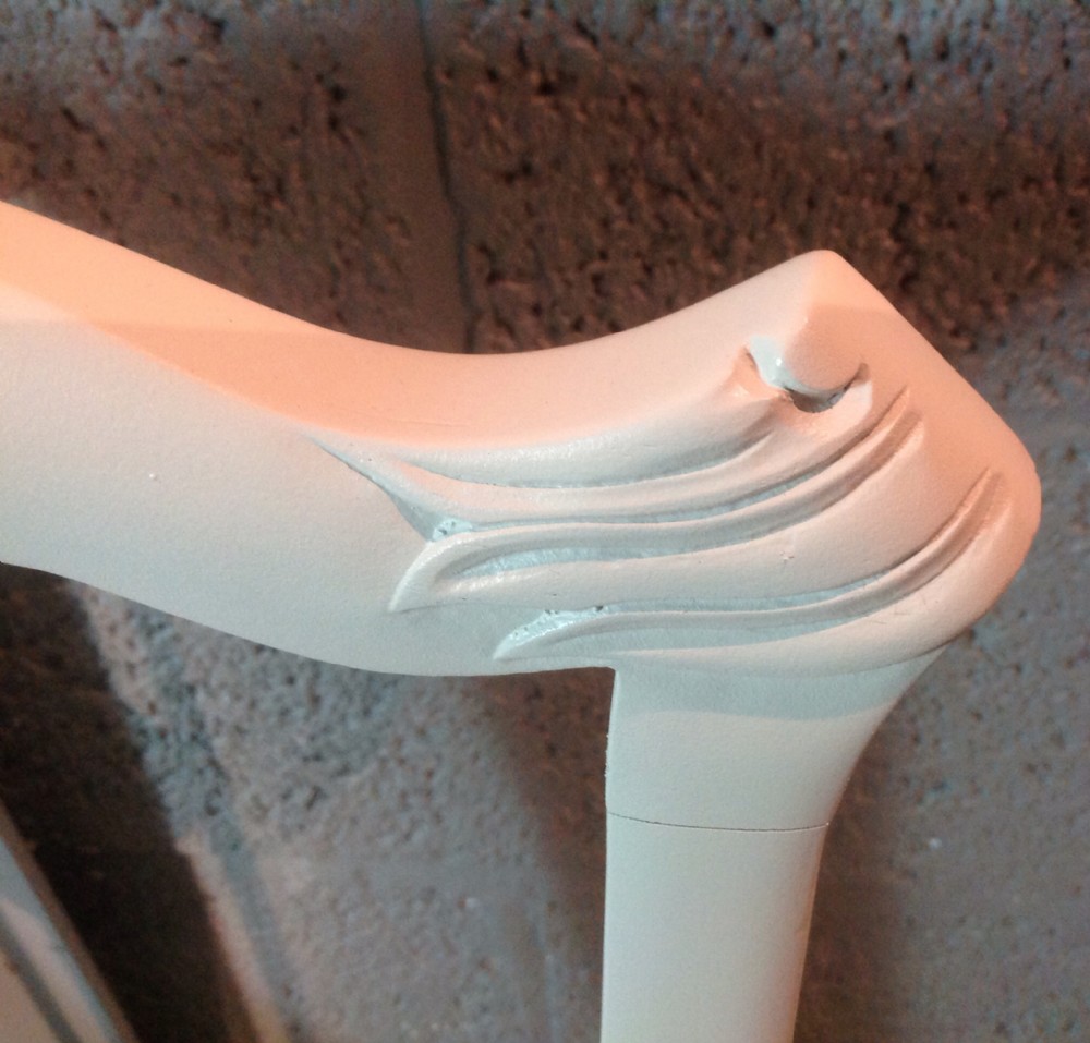 SET OF SIX PAINTED MAHOGANY DINING CHAIRS View X