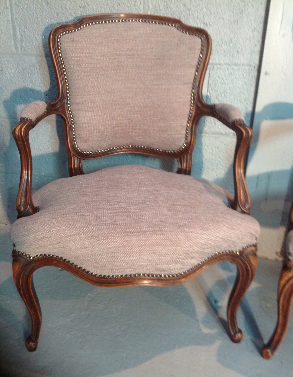 PAIR OF FRENCH ARMCHAIRS View II