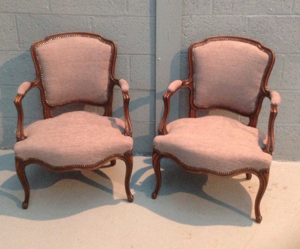 PAIR OF FRENCH ARMCHAIRS View VIII