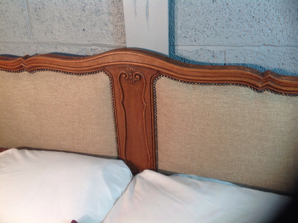OVERSIZE OAK FRENCH KINGSIZE BED View IV