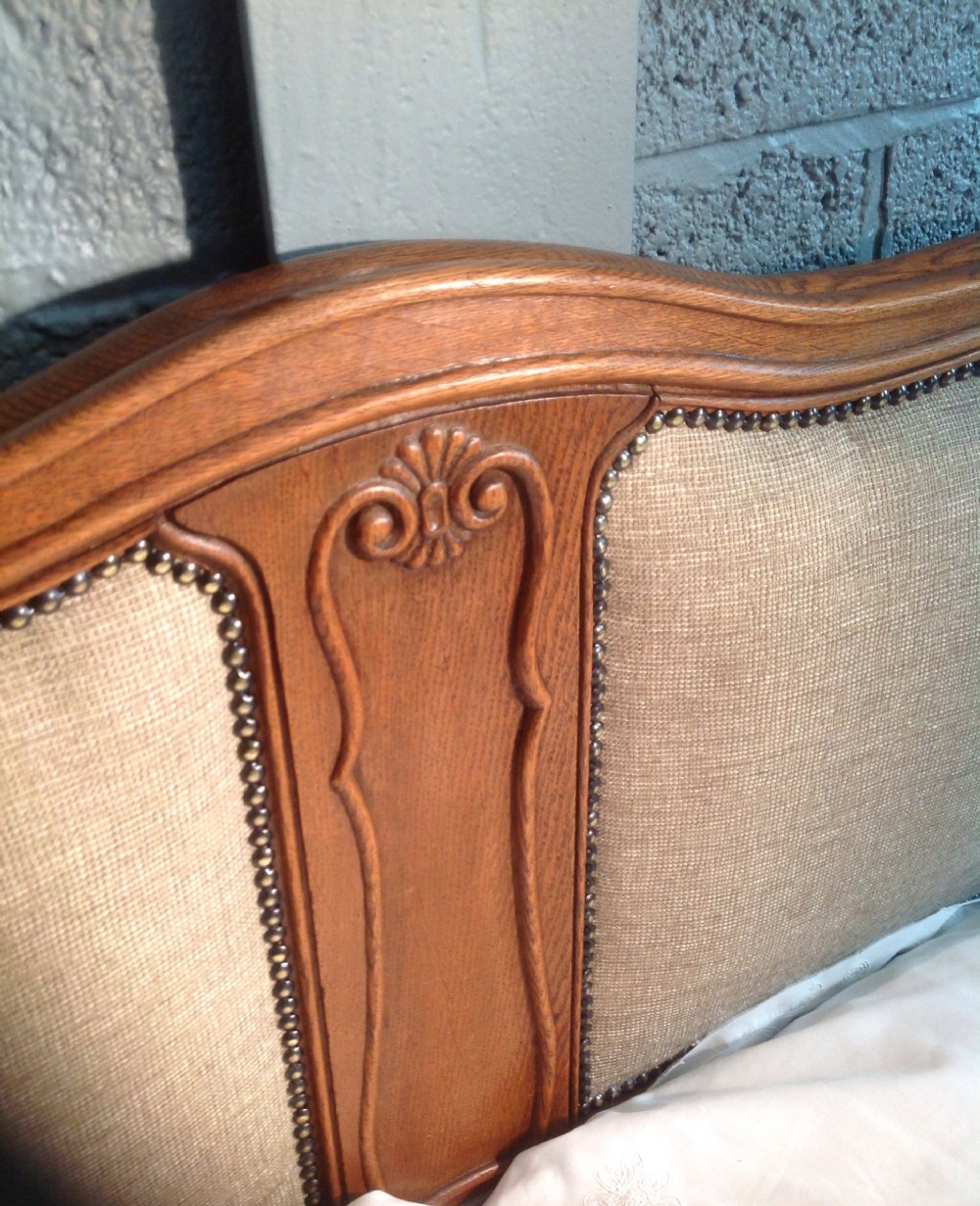 OVERSIZE OAK FRENCH KINGSIZE BED View VIII