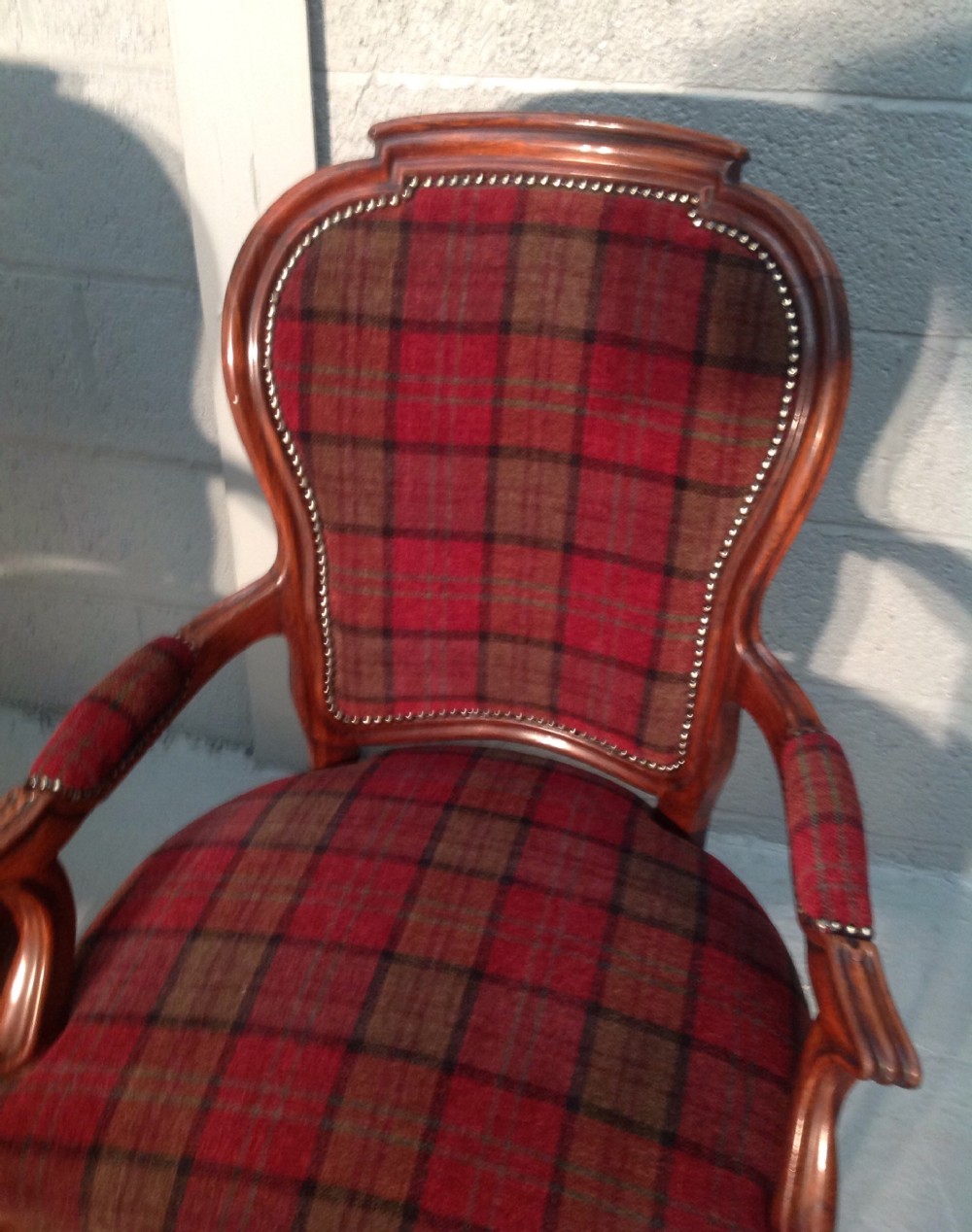 PAIR OF FRENCH ROSEWOOD ARMCHAIRS View V
