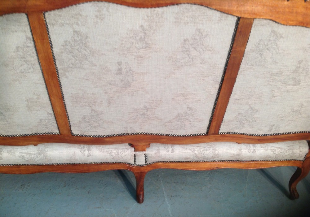 FRENCH  CARVED WALNUT SALON SUITE View VII