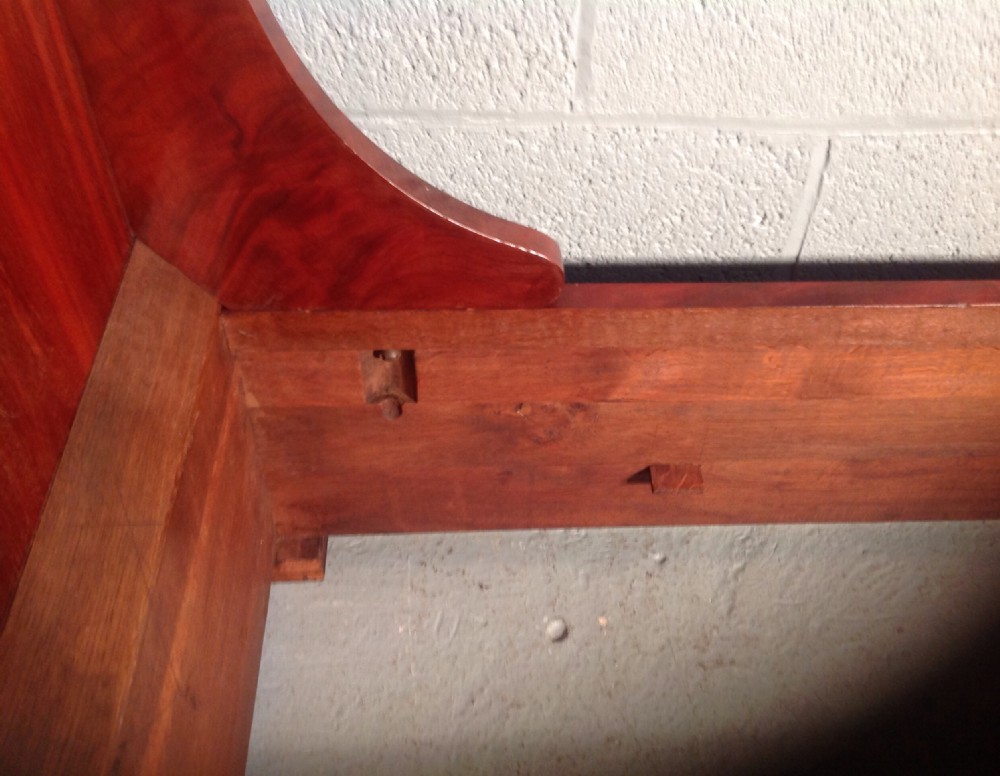ANTIQUE FRENCH MAHOGANY SOFA BED View V