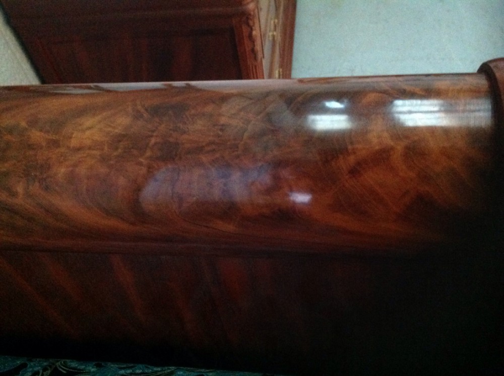 ANTIQUE FRENCH MAHOGANY SOFA BED View XI