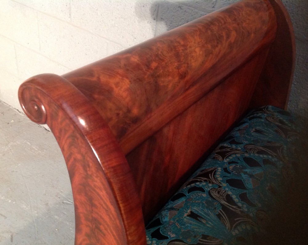 ANTIQUE FRENCH MAHOGANY SOFA BED View VIII