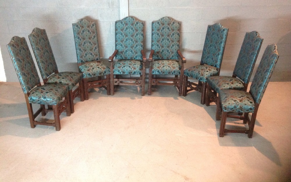 SET OF 8 FRENCH DINING CHAIRS View II