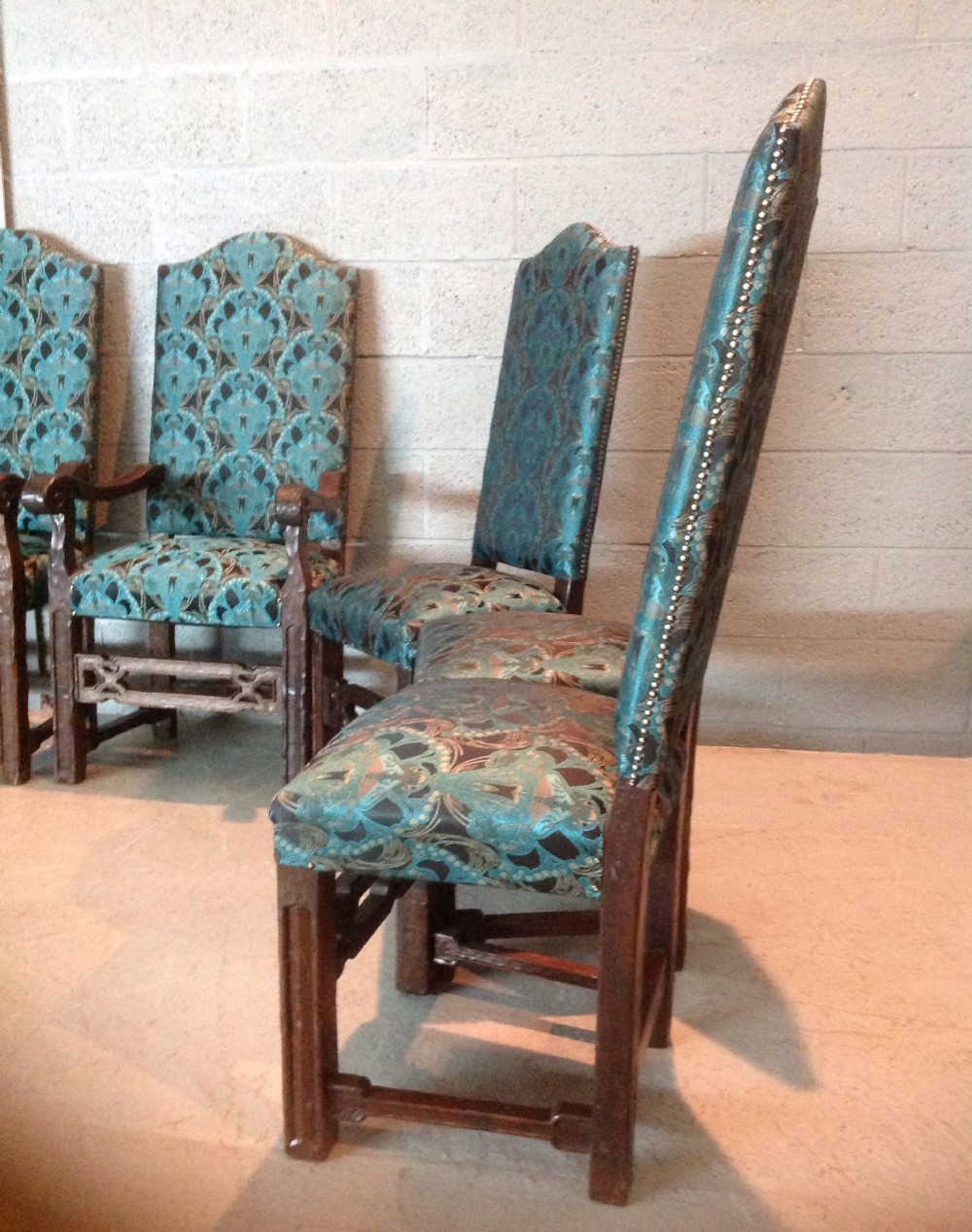 SET OF 8 FRENCH DINING CHAIRS View IV