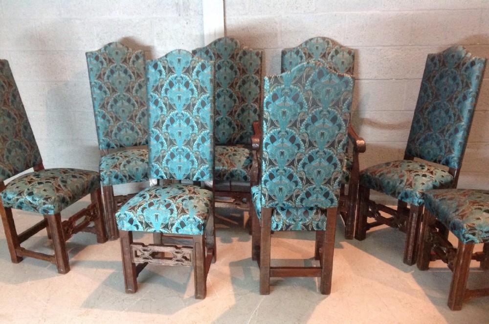 SET OF 8 FRENCH DINING CHAIRS View V