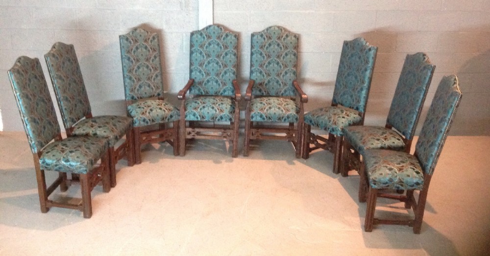 SET OF 8 FRENCH DINING CHAIRS View XII