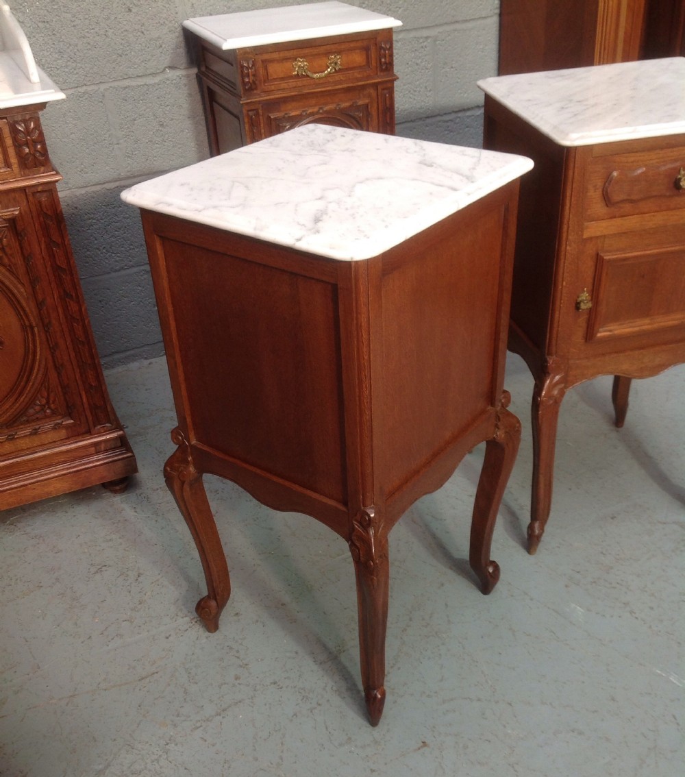 PAIR OF FRENCH OAK BEDSIDE CABINETS View V