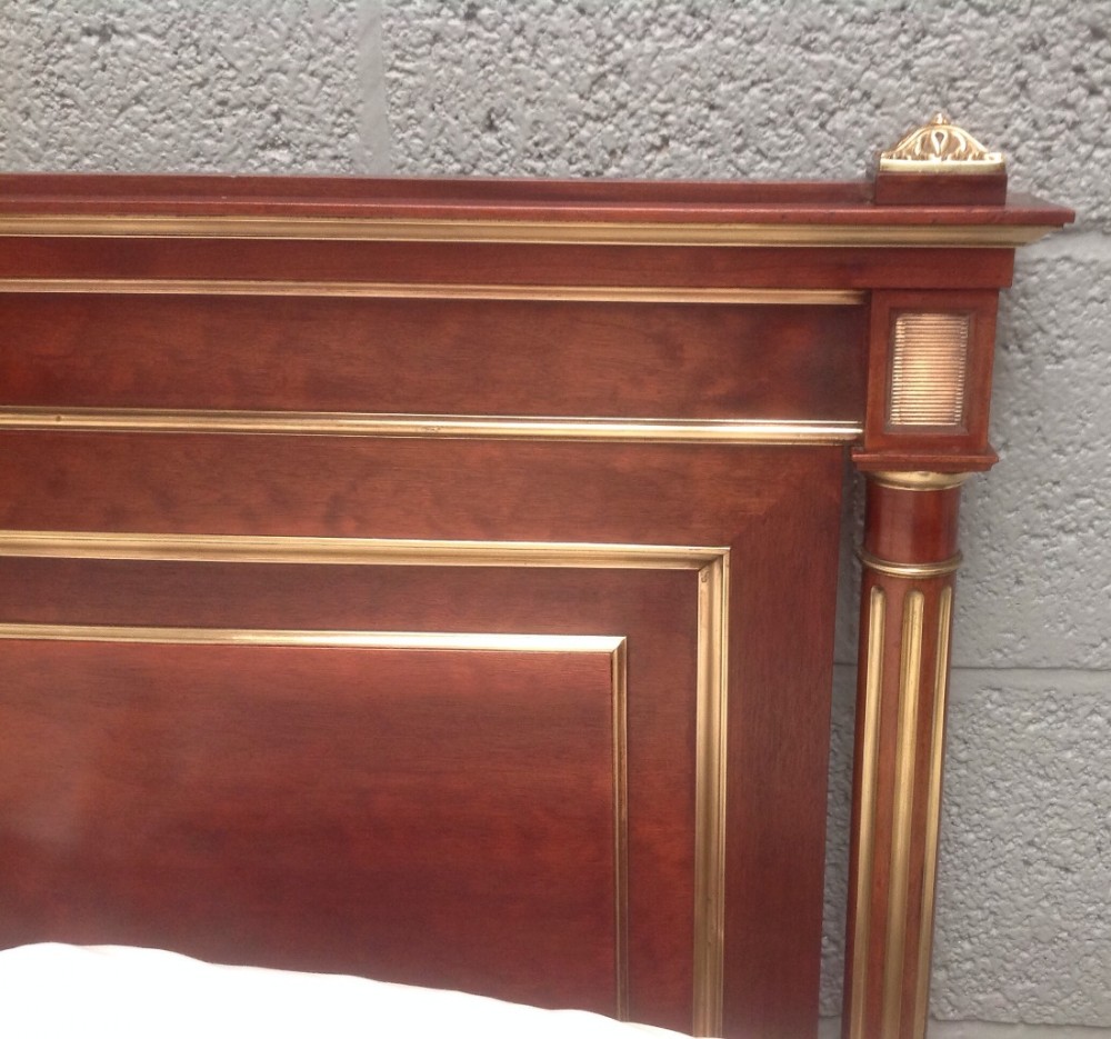 PAIR OF FRENCH EMPIRE MAHOGANY BEDS View XII