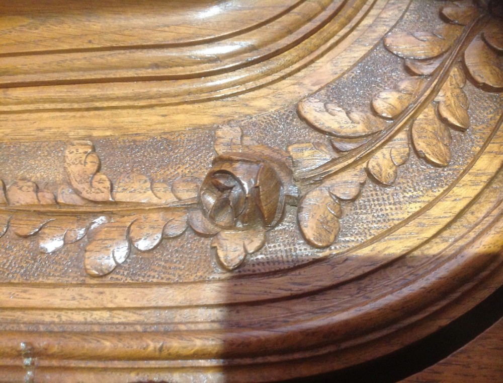 CARVED OAK FRENCH ARMOIRE View IV