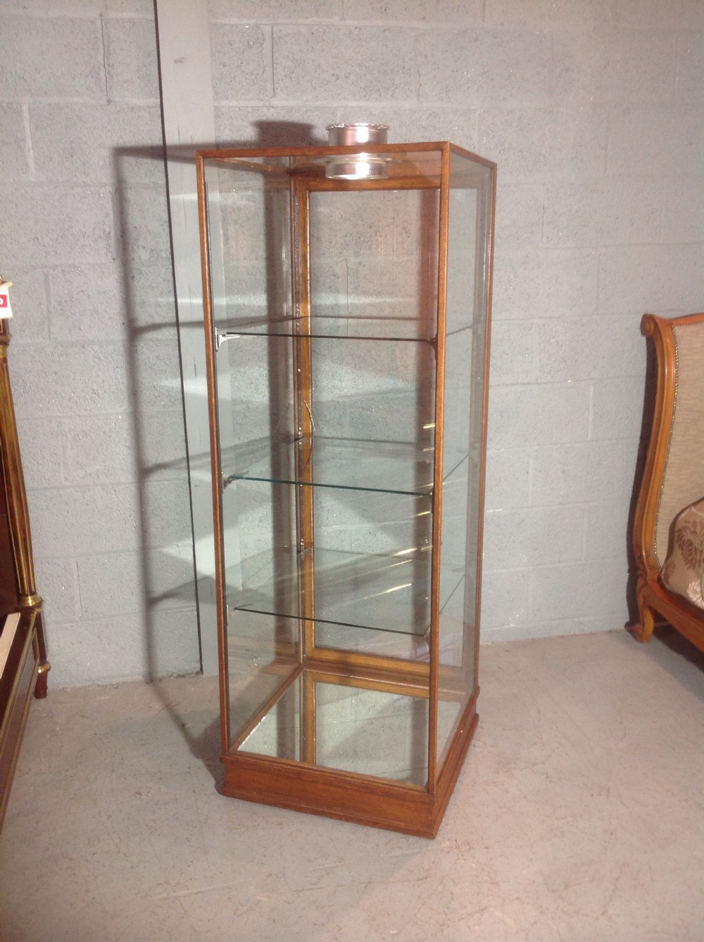 art deco oak shop fitting - CATEGORY: ANTIQUE CABINETS - DATED 1920