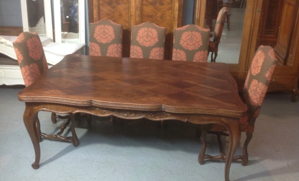 LARGE OAK FRENCH DINING TABLE View IV