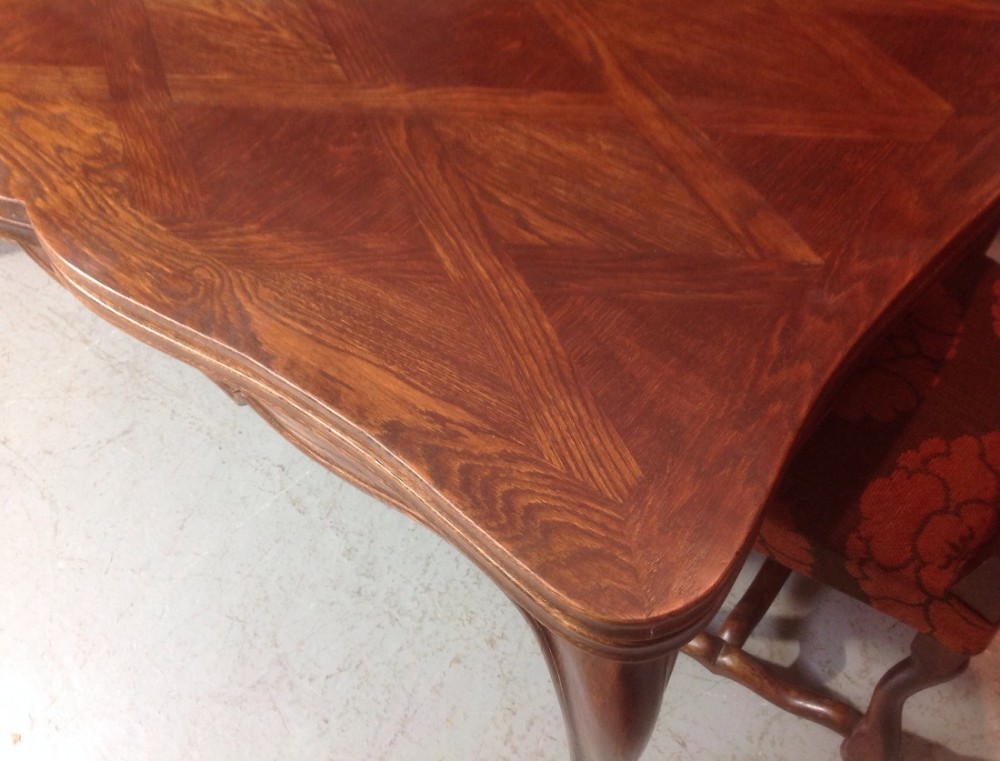 LARGE OAK FRENCH DINING TABLE View VI