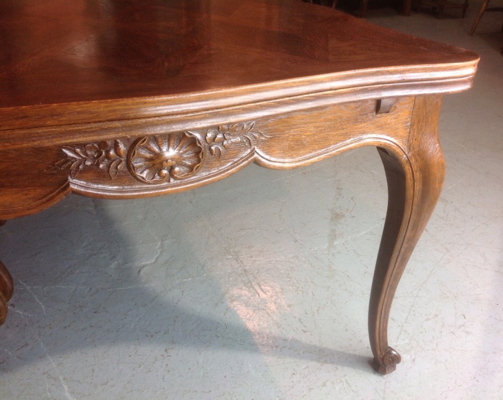 LARGE OAK FRENCH DINING TABLE View VIII