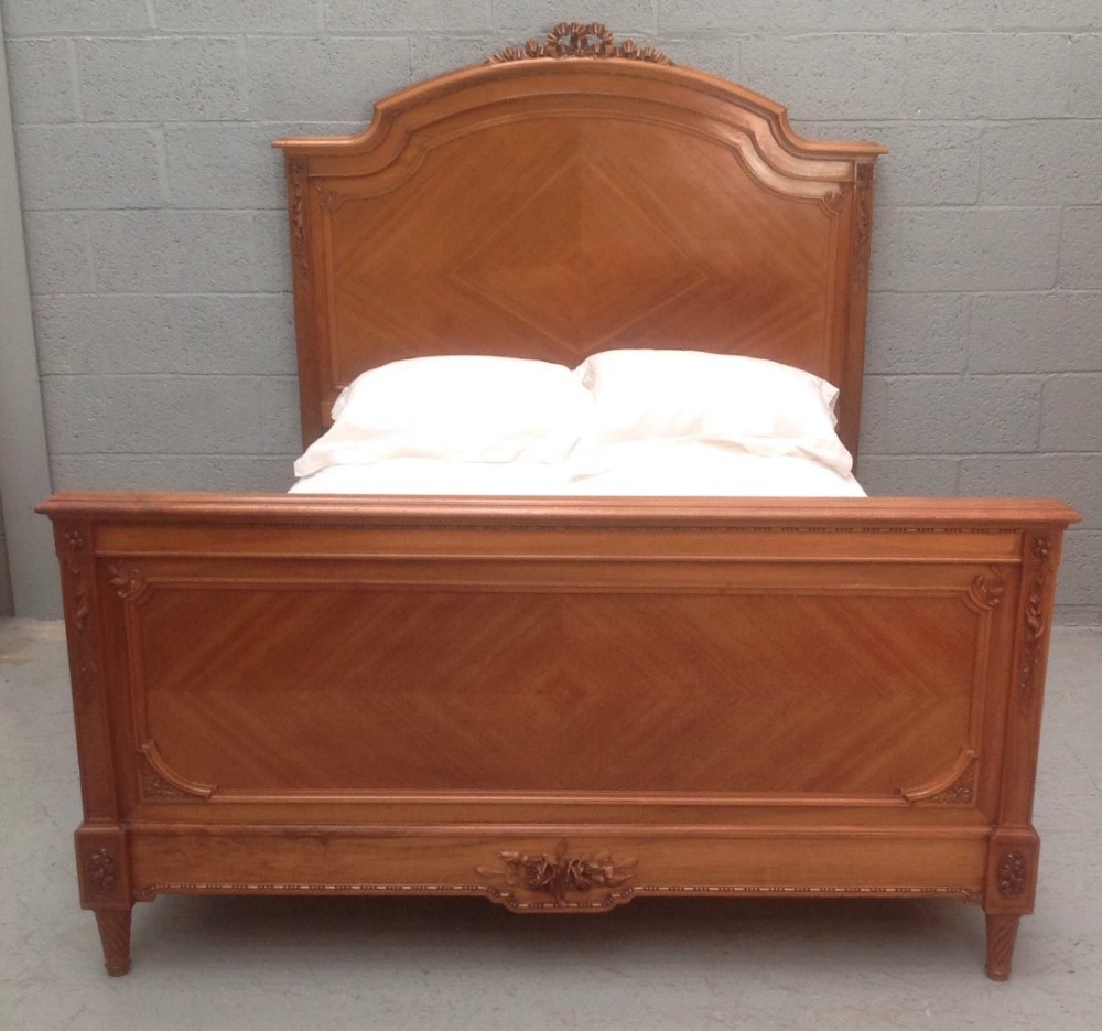 MAHOGANY FRENCH KINGSIZE BED 1600 WIDE View IV