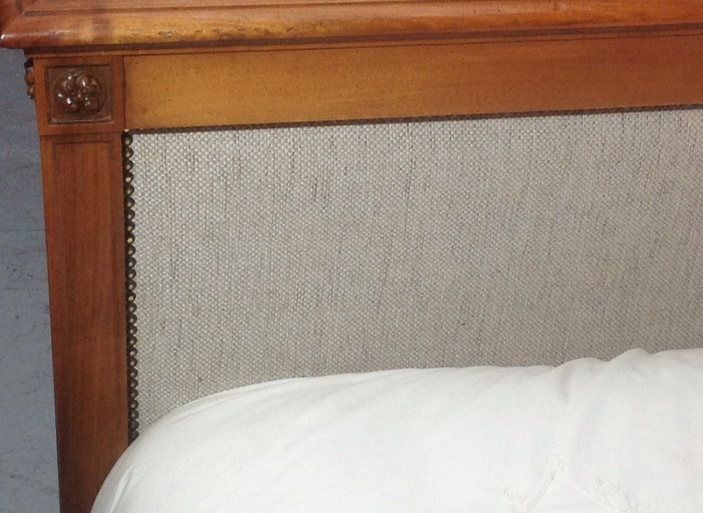 MAHOGANY FRENCH KINGSIZE BED 1600 WIDE View VIII