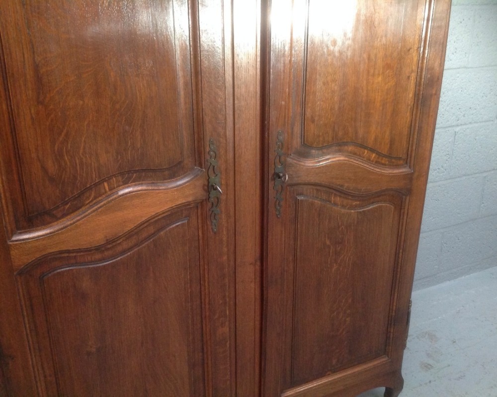 CARVED OAK FRENCH ARMOIRE View III