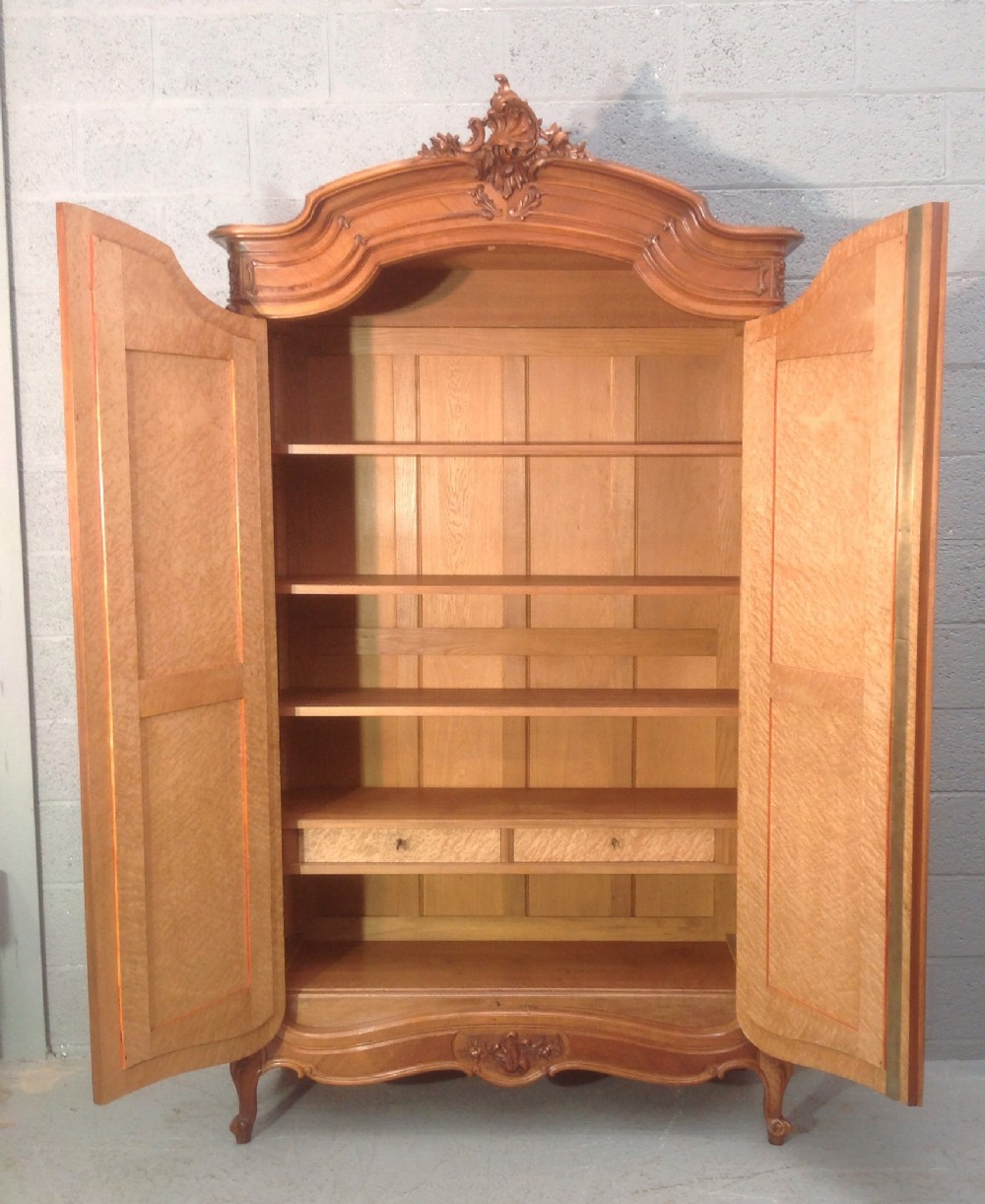 FRENCH WALNUT  ARMOIRE View II