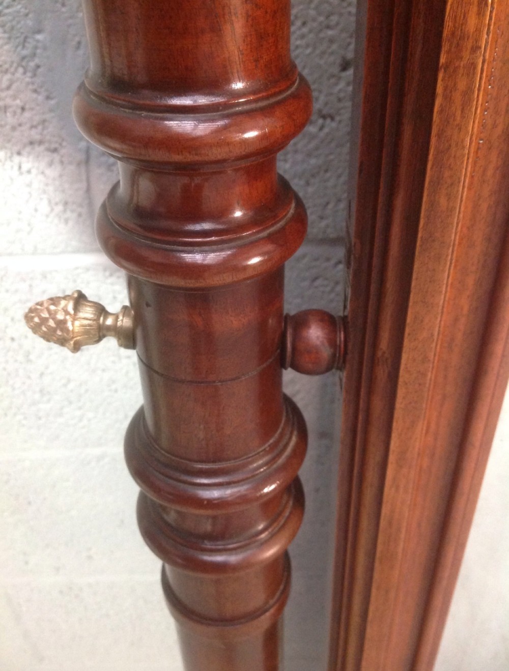 FRENCH MAHOGANY CHEVAL MIRROR View VI