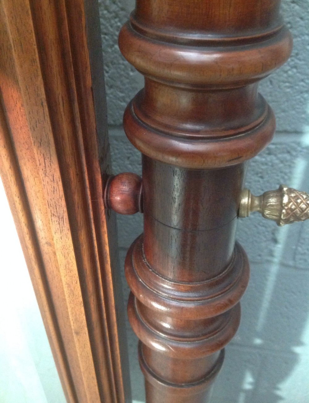 FRENCH MAHOGANY CHEVAL MIRROR View VII