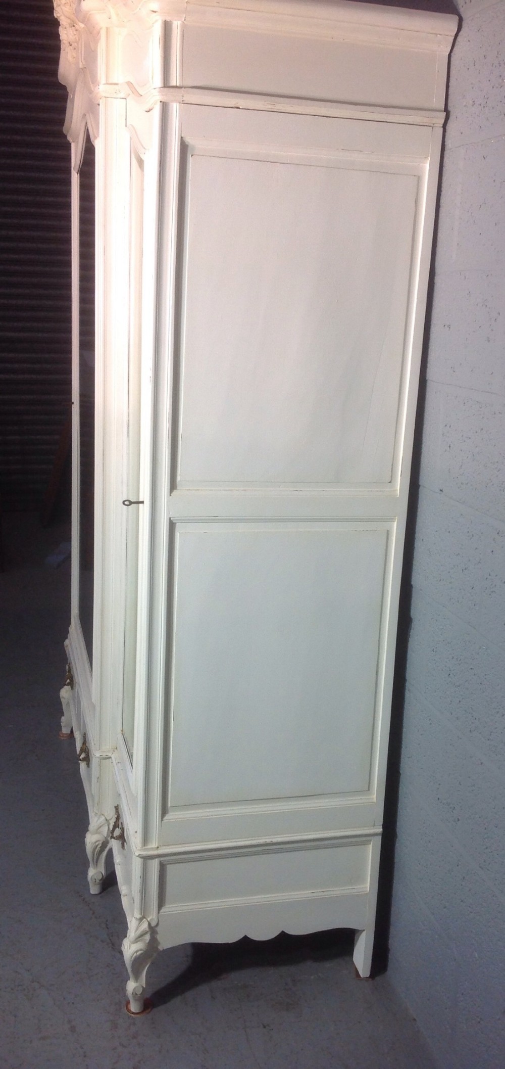PAINTED FRENCH WALNUT TRIPLE ARMOIRE View XIII