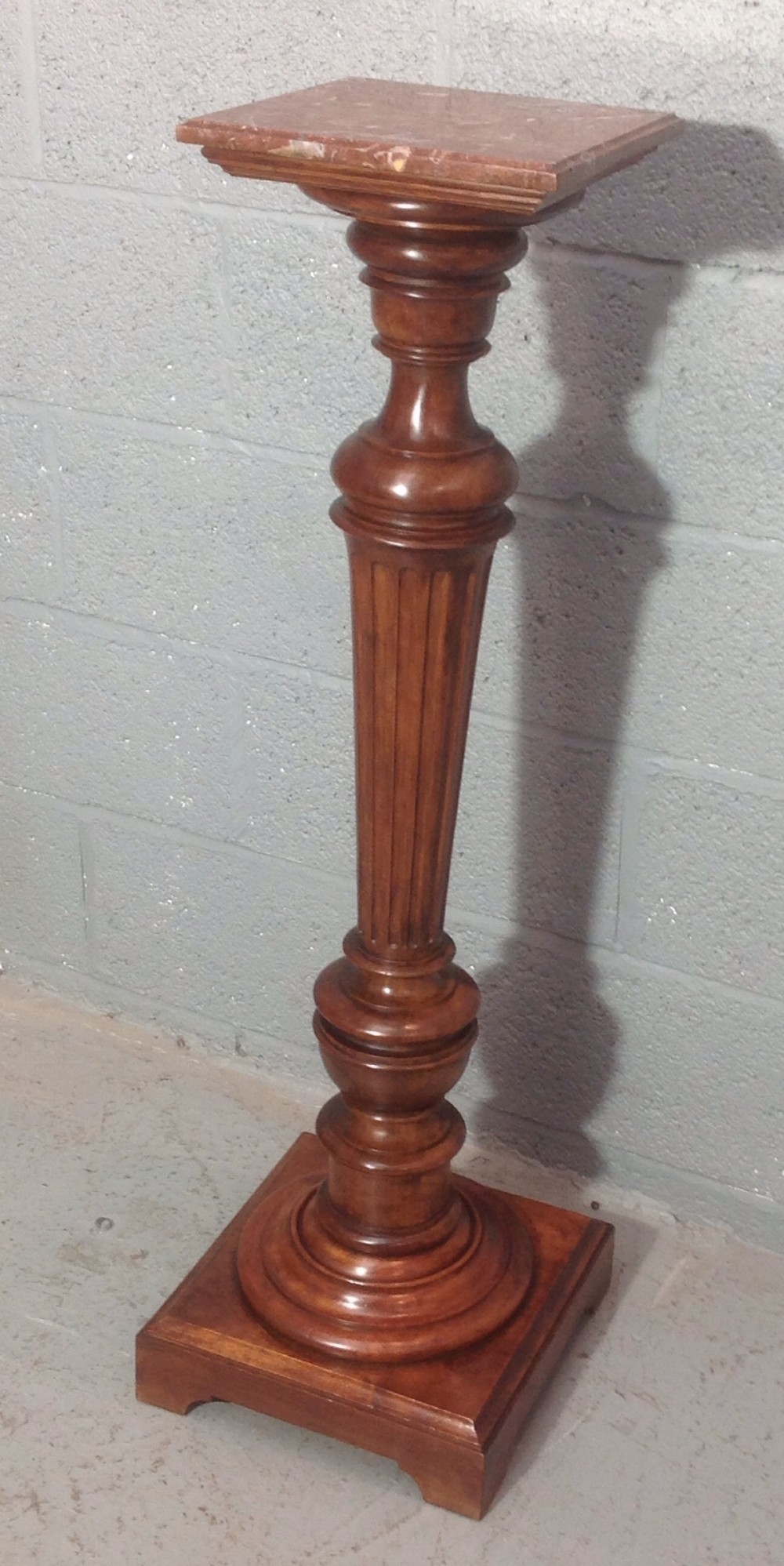 FRENCH WALNUT PEDESTAL  STAND View II