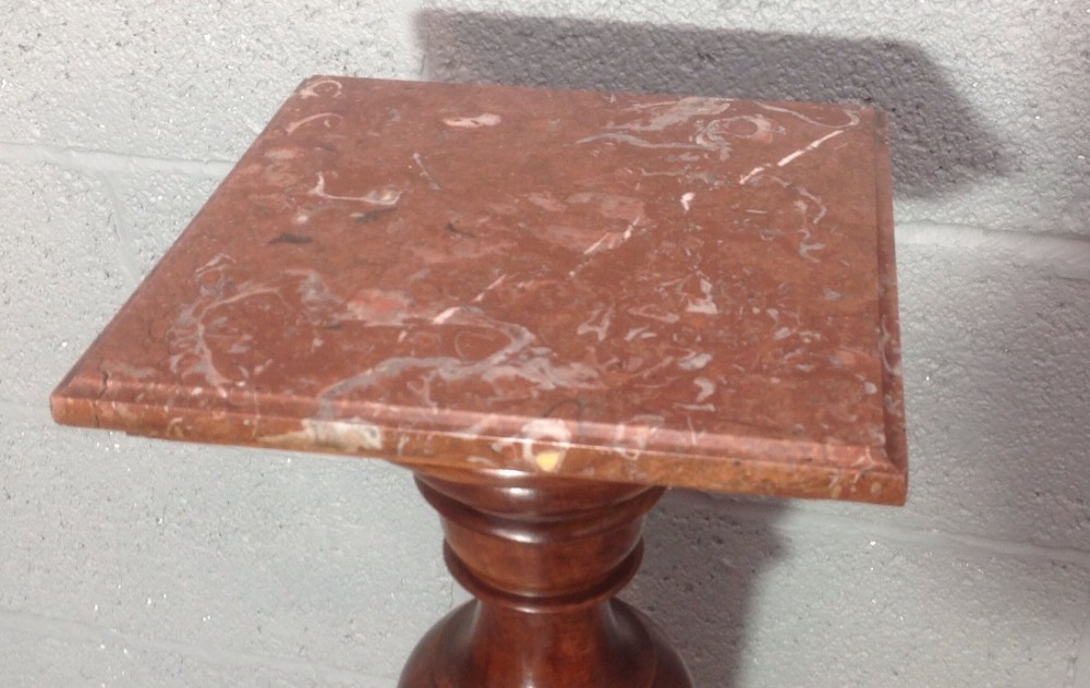 FRENCH WALNUT PEDESTAL  STAND View IV