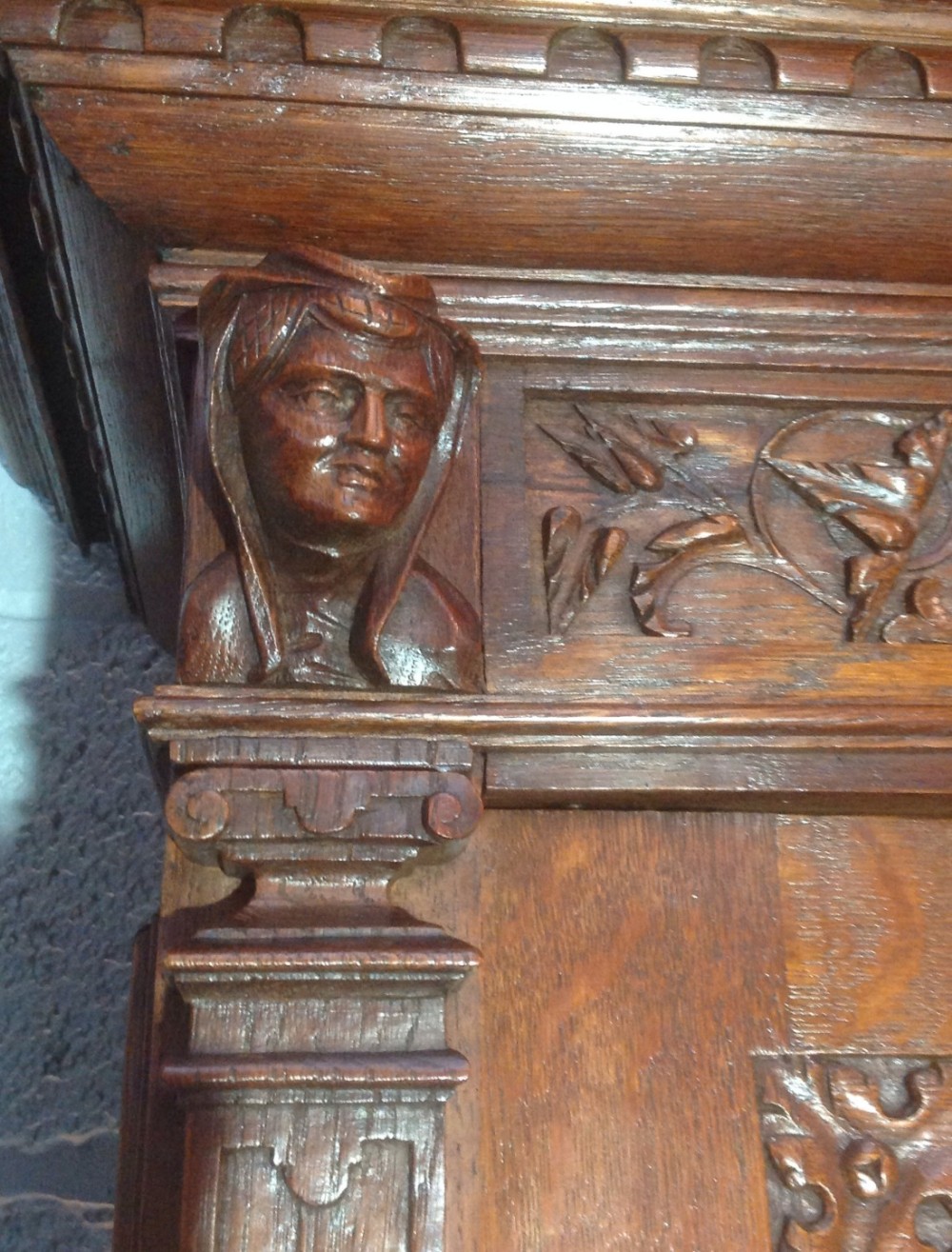 ORNATE CARVED FRENCH CABINET View V