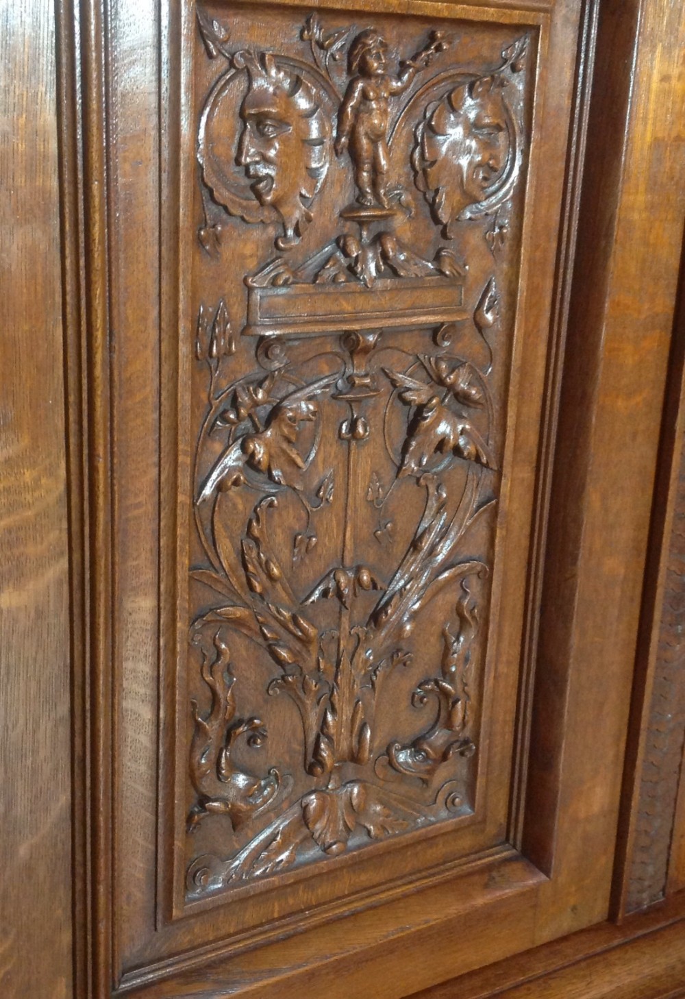 ORNATE CARVED FRENCH CABINET View IX