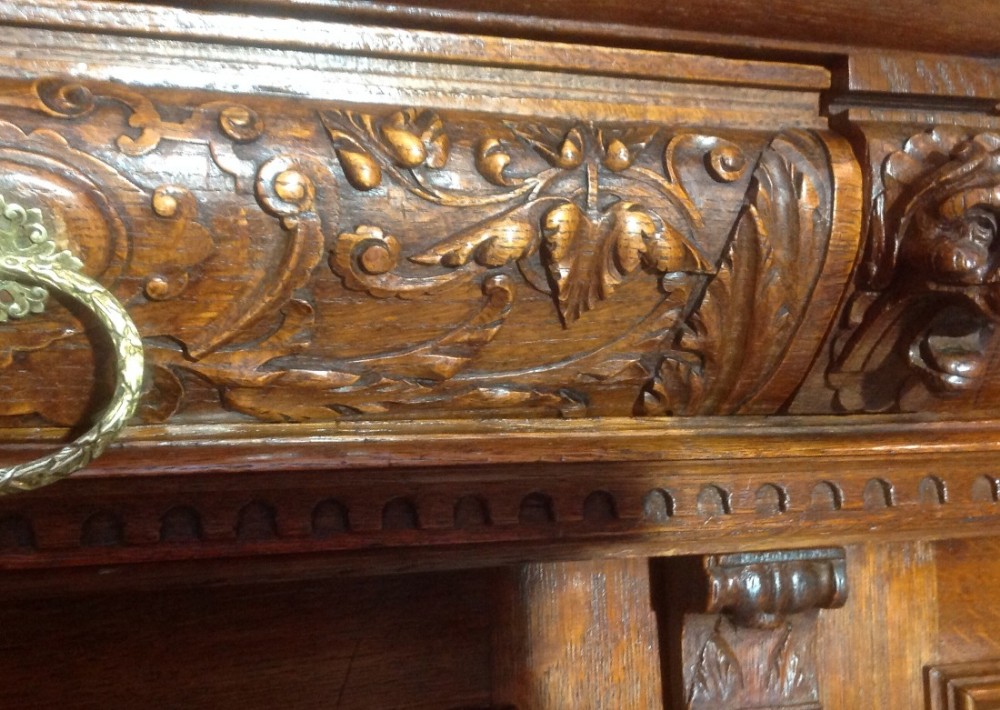ORNATE CARVED FRENCH CABINET View XI