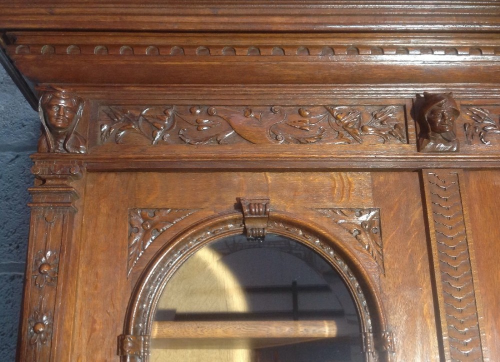 ORNATE CARVED FRENCH CABINET View XII