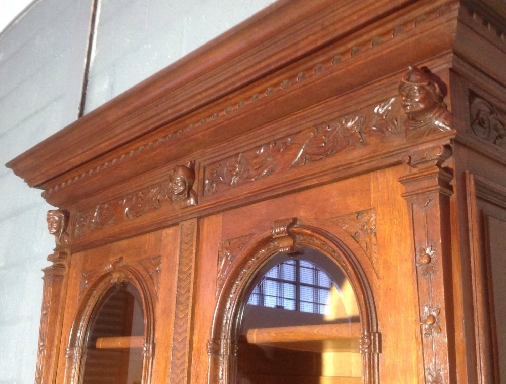 ORNATE CARVED FRENCH CABINET View XV