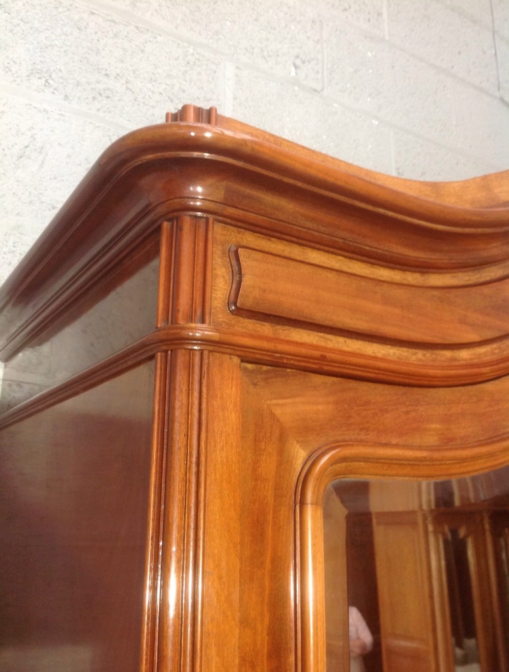 FRENCH MAHOGANY ARMOIRE View IV