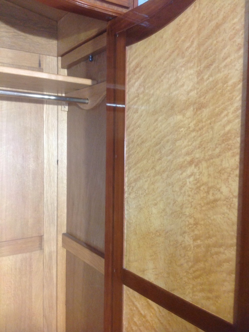 FRENCH MAHOGANY ARMOIRE View VI