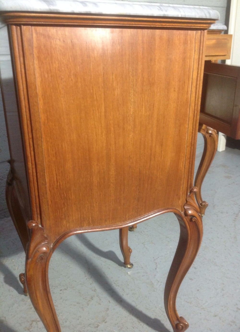 PAIR OF MAHOGANY FRENCH BEDSIDE CABINETS View V