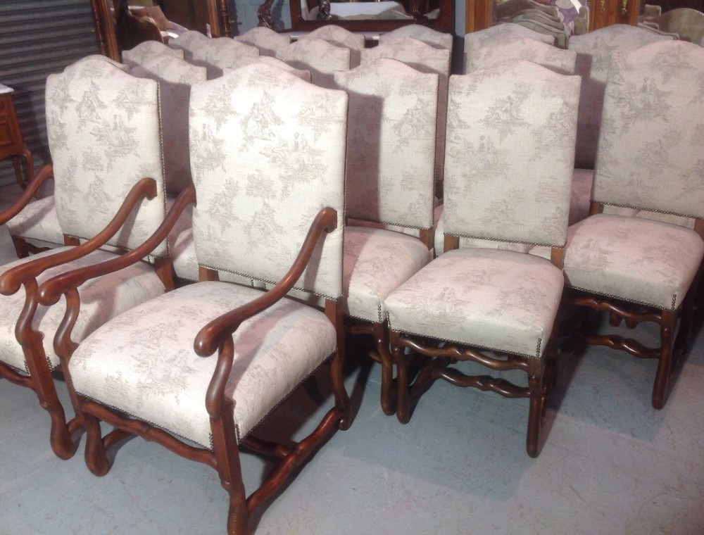 SET OF 20 FRENCH DINING CHAIRS View X