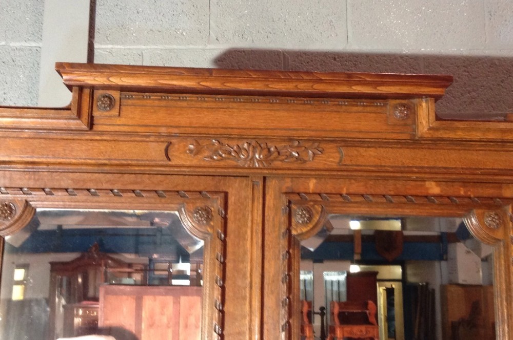 LARGE FRENCH OAK ARMOIRE View II