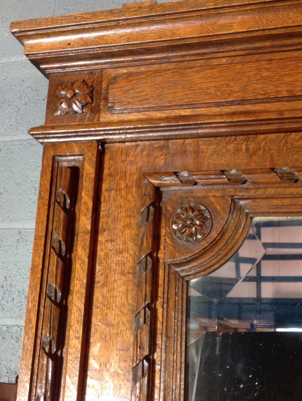 LARGE FRENCH OAK ARMOIRE View III