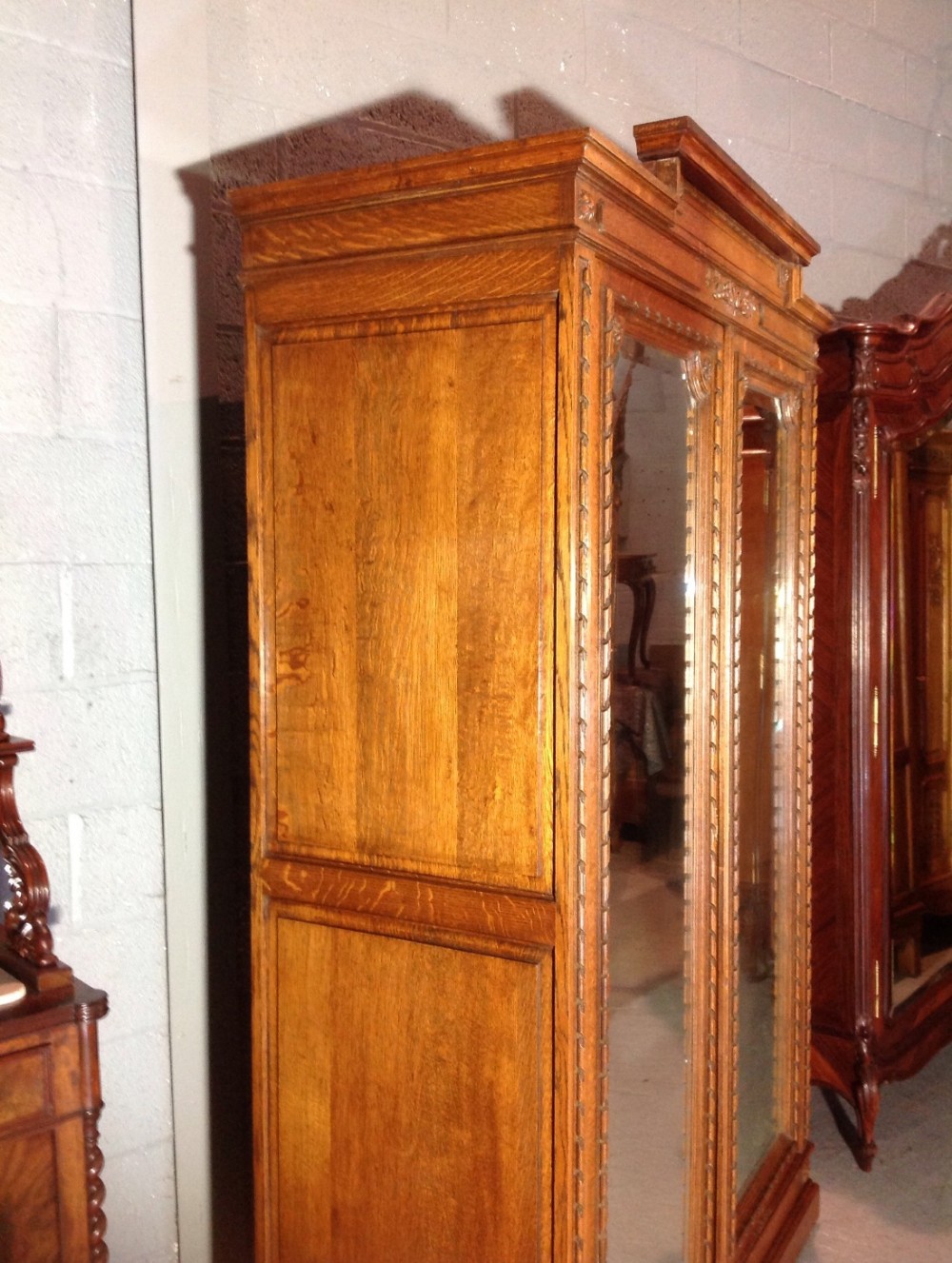 LARGE FRENCH OAK ARMOIRE View VII