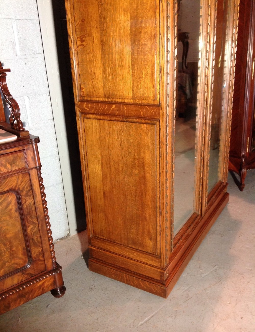 LARGE FRENCH OAK ARMOIRE View VIII