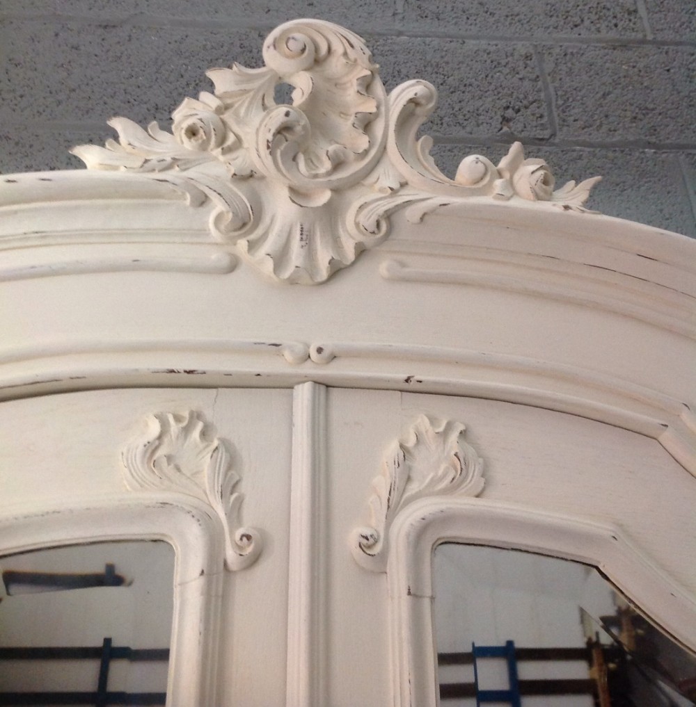 PAINTED CARVED FRENCH ARMOIRE View VII