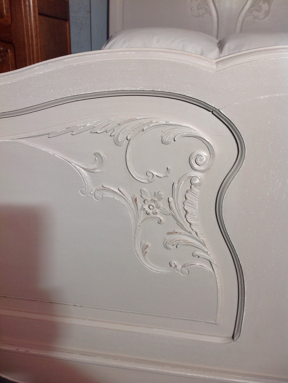 PAINTED FRENCH KINGSIZE BED View III