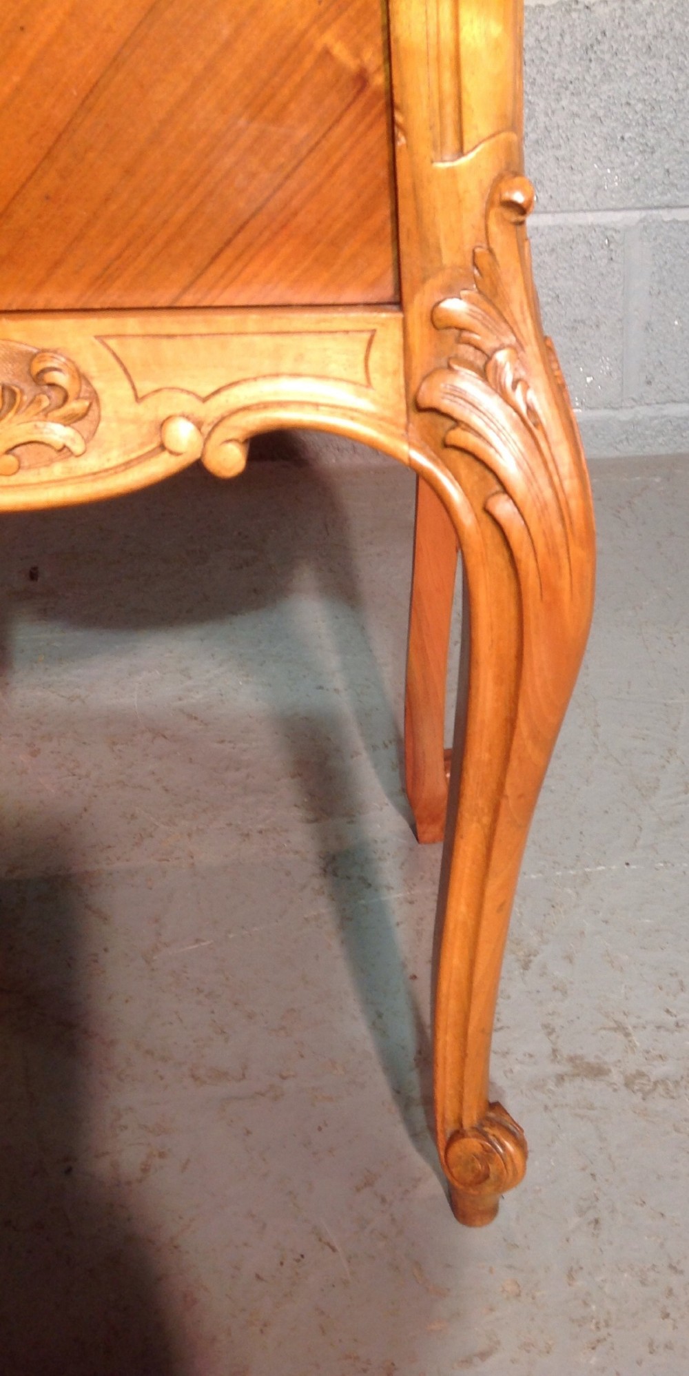 PAIR OF FRENCH WALNUT BEDSIDE CABINETS View VI
